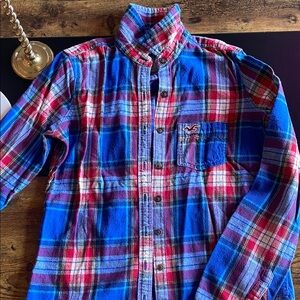 Colorful Plaid Hollister Shirt